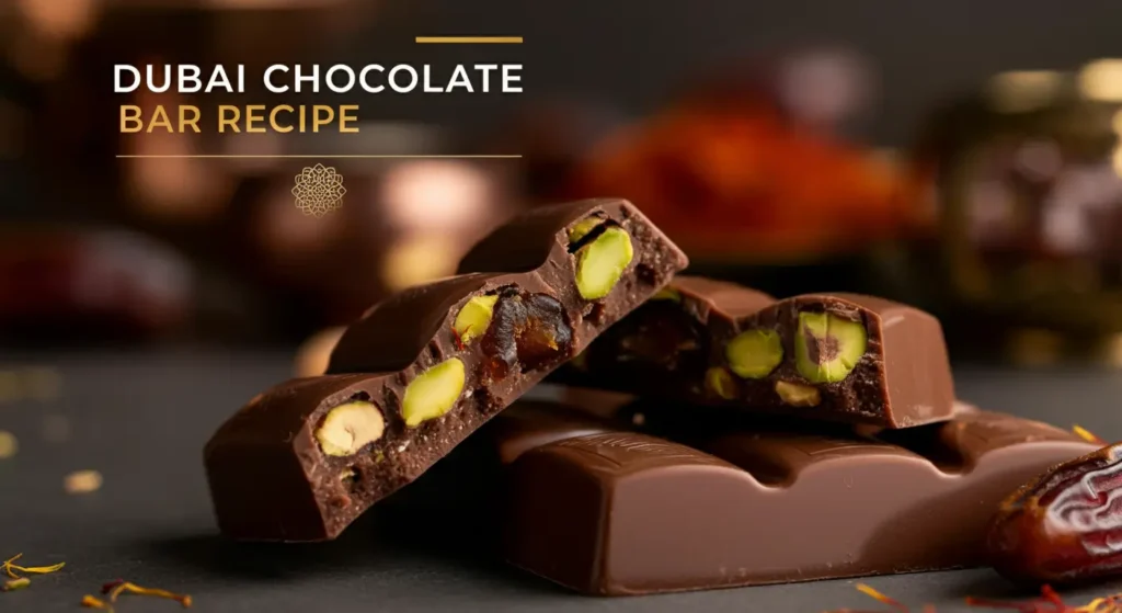 dubai chocolate bar recipe thumbnail