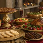 Byzantine feast table