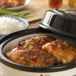 Jezebel chicken crockpot with rice