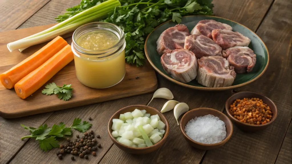 Turkey neck recipe ingredients