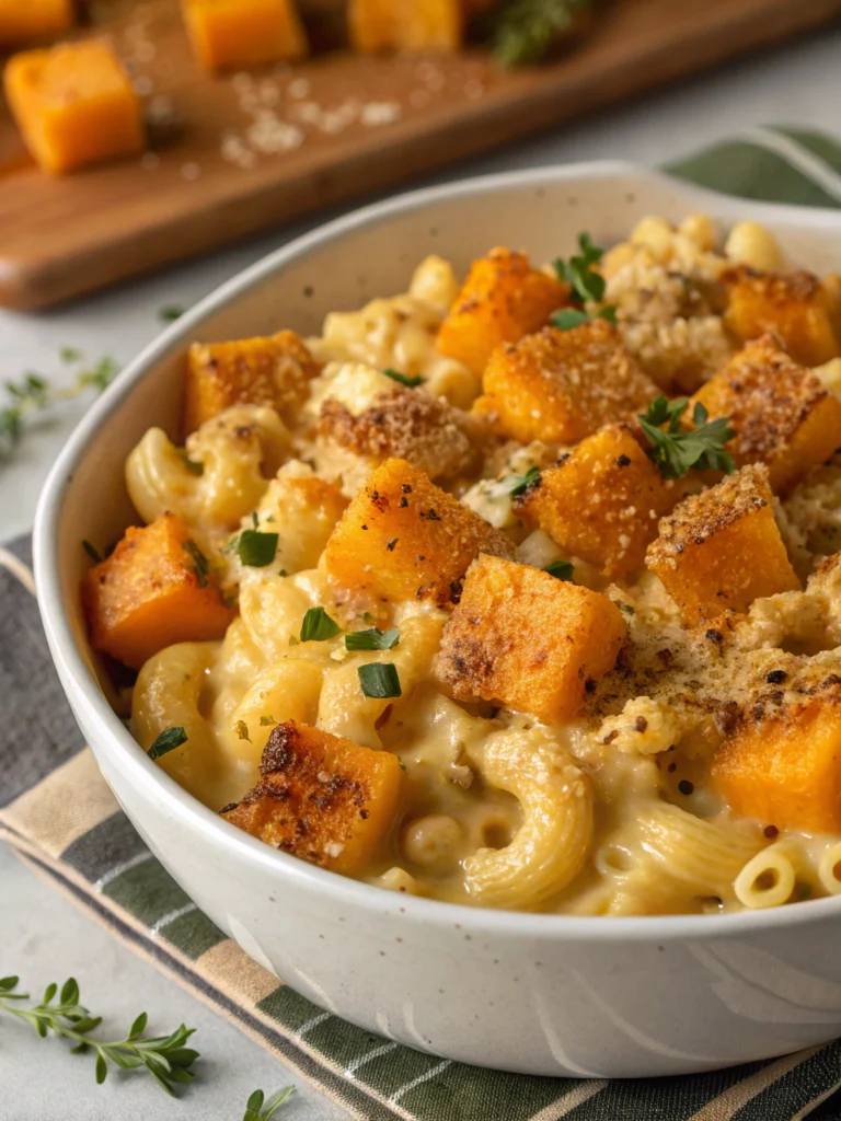 Butternut Squash Mac and Cheese