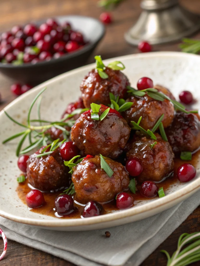 Cranberry Meatballs