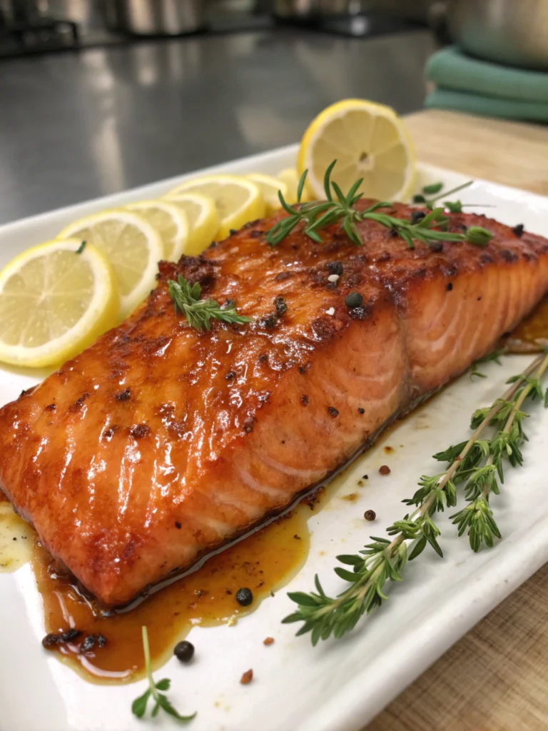Maple Glazed Salmon