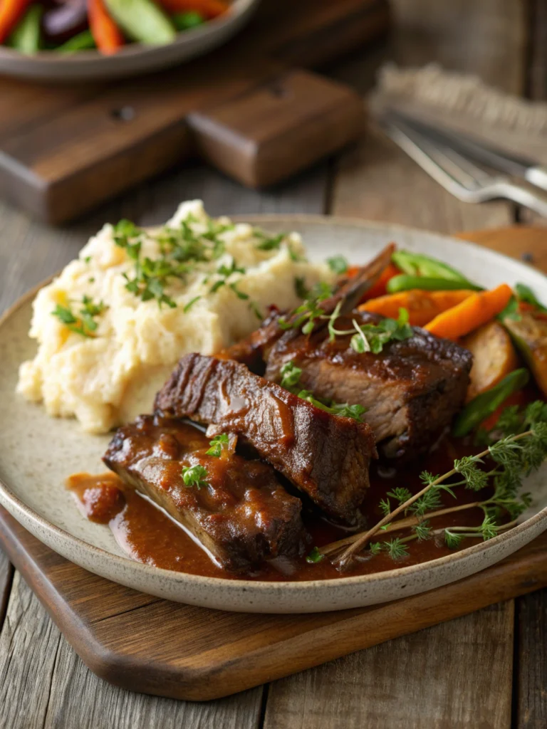 Slow-Cooked Short Ribs