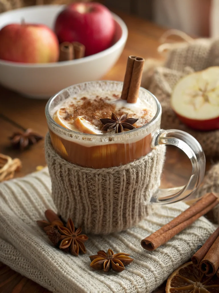 Spiced Hot Apple Cider (Non-Alcoholic)