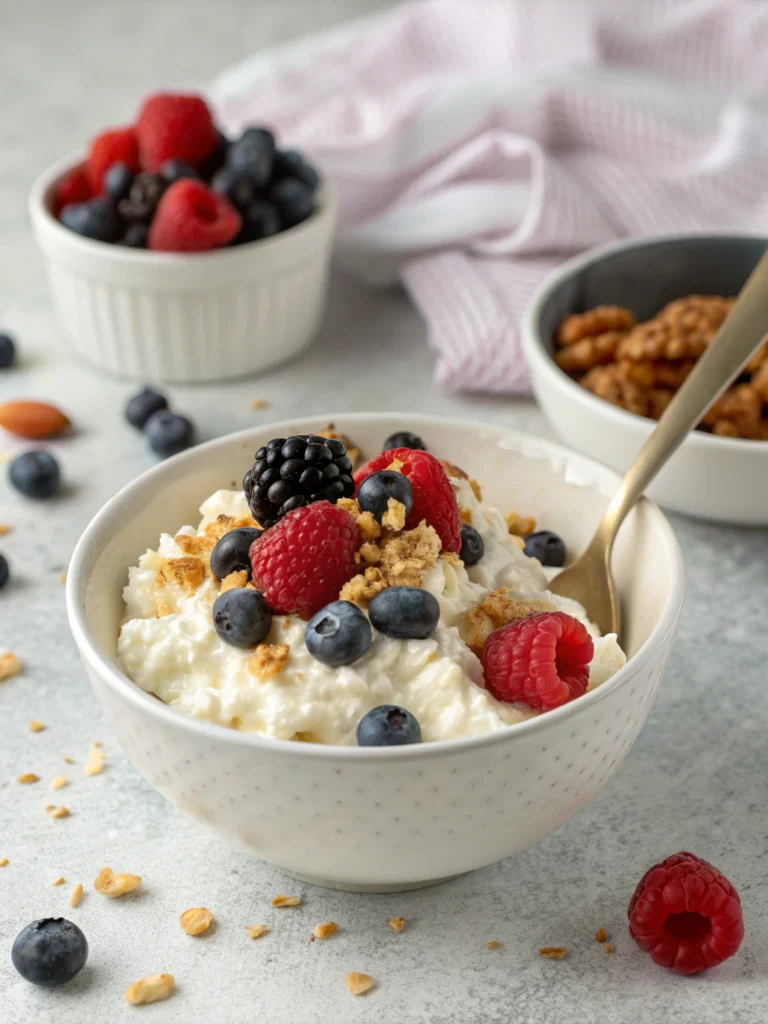 5 Minute Cottage Cheese Bowl