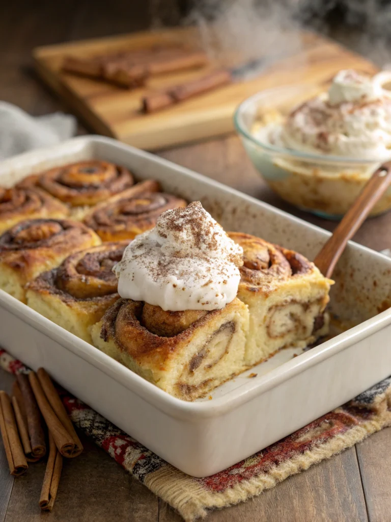 Cinnamon Roll Breakfast Casserole
