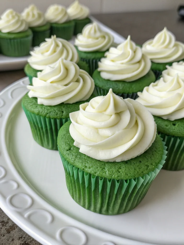 Green Velvet Cupcakes