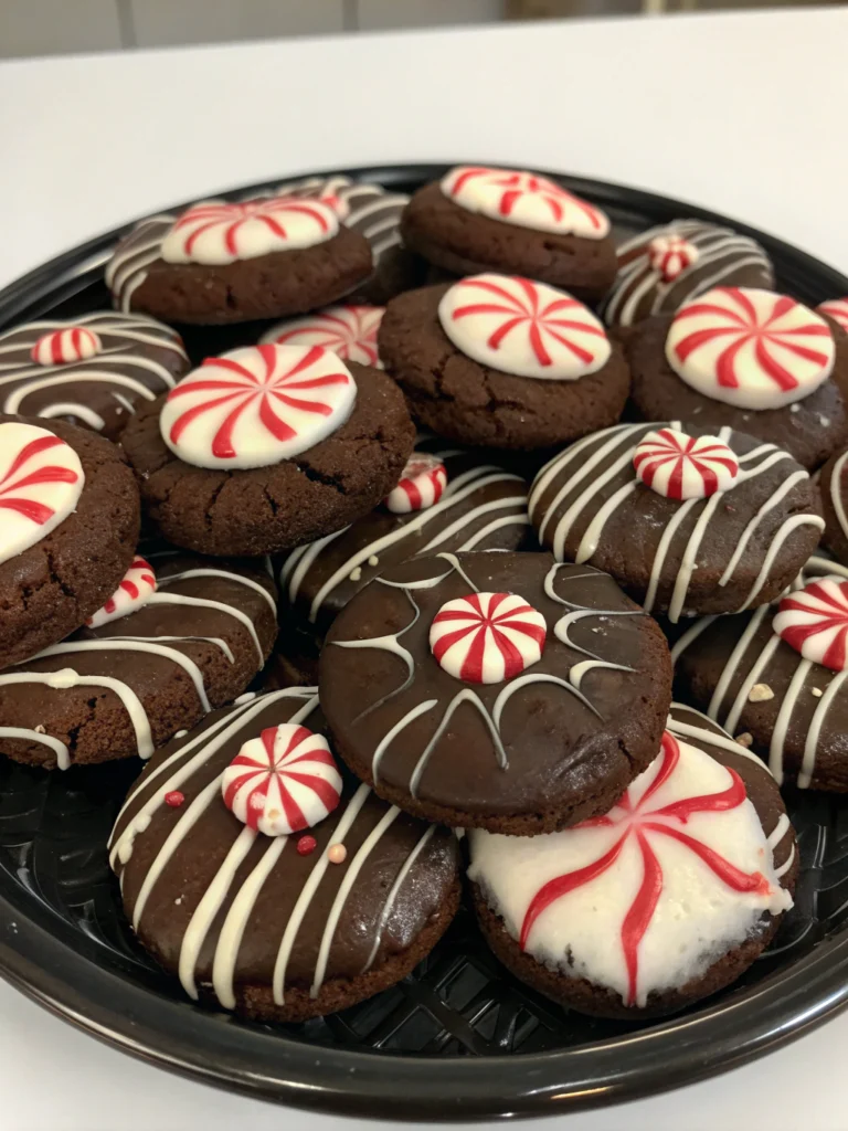 Peppermint Chocolate Cookies