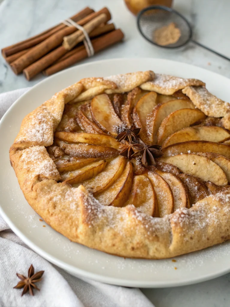 Spiced Pear Galette