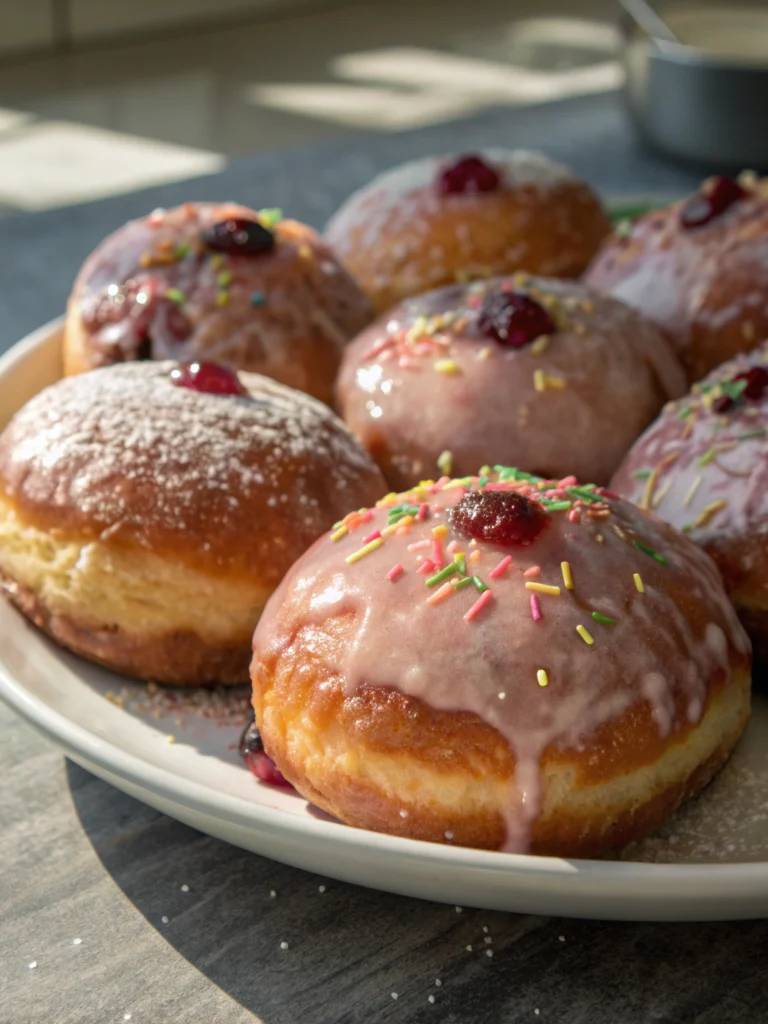 Sufganiyot (Jam Doughnuts)