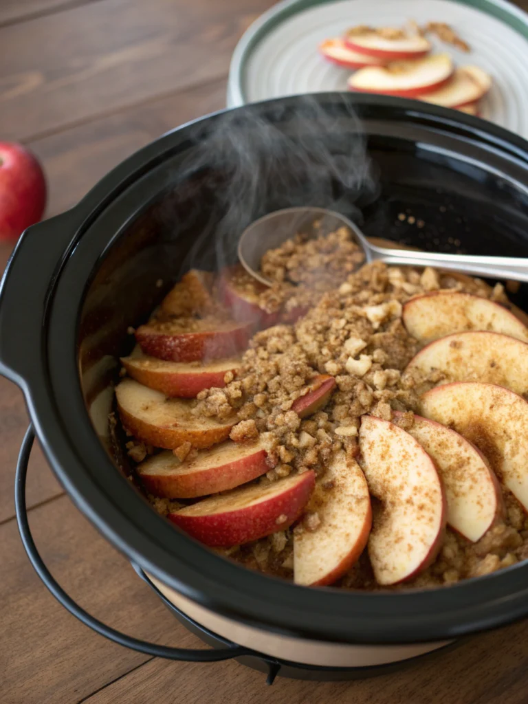 crockpot apple crisp