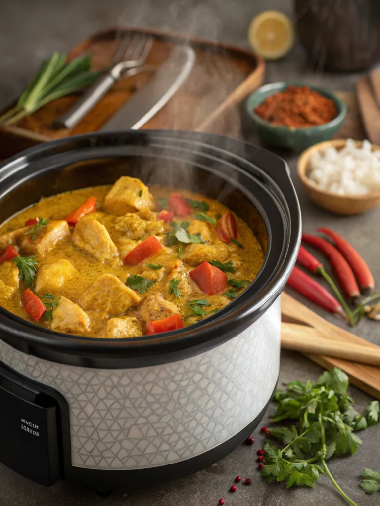 crockpot chicken curry