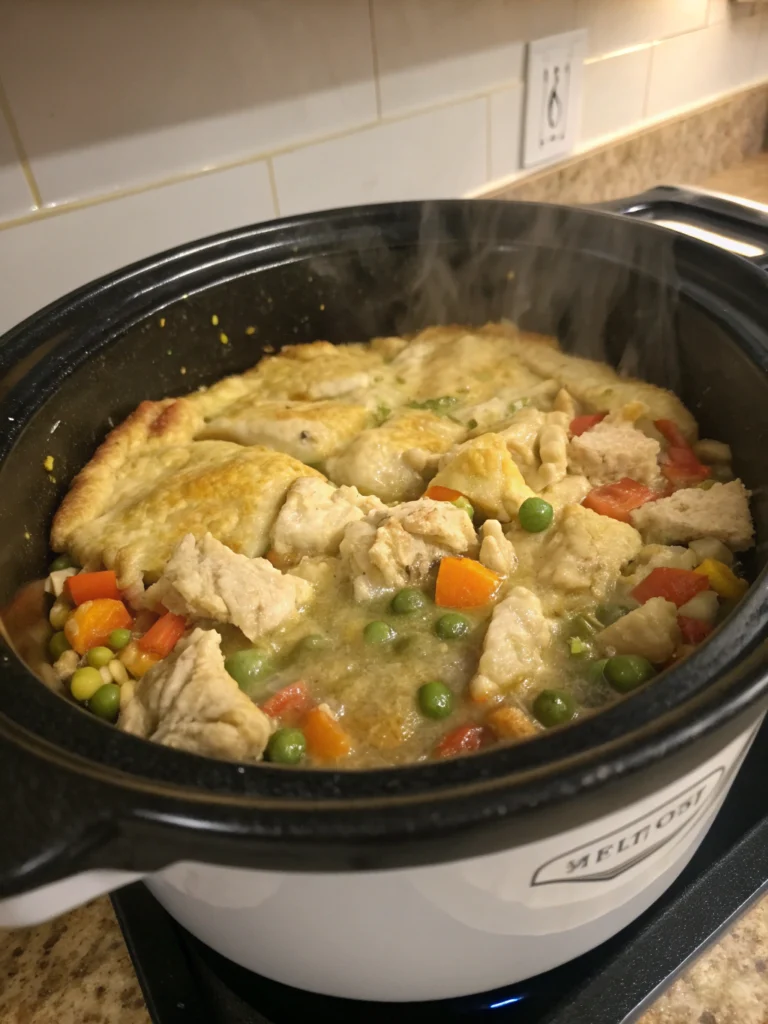 crockpot chicken pot pie
