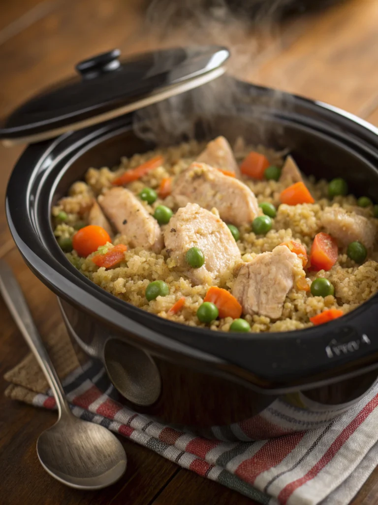 crockpot chicken quinoa