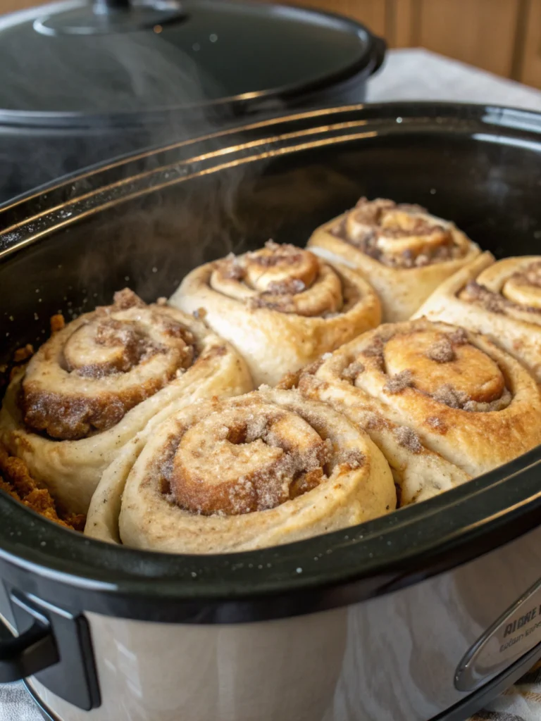 crockpot cinnamon rolls