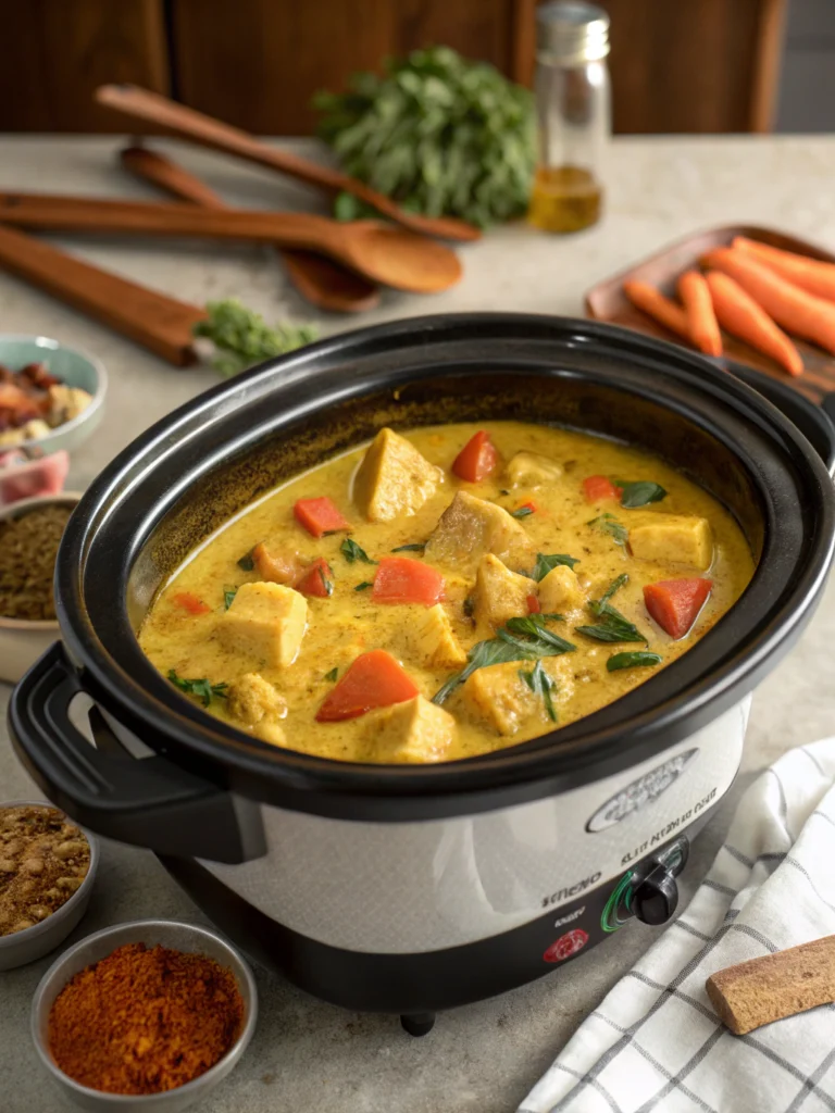 crockpot coconut curry