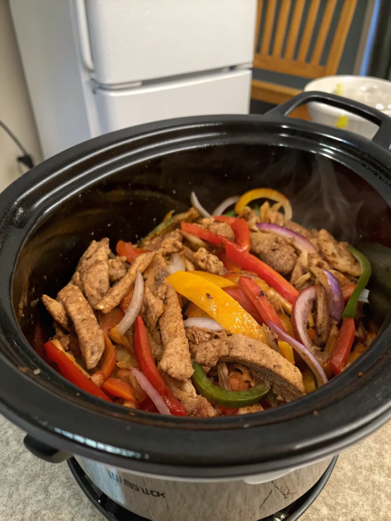 crockpot fajitas
