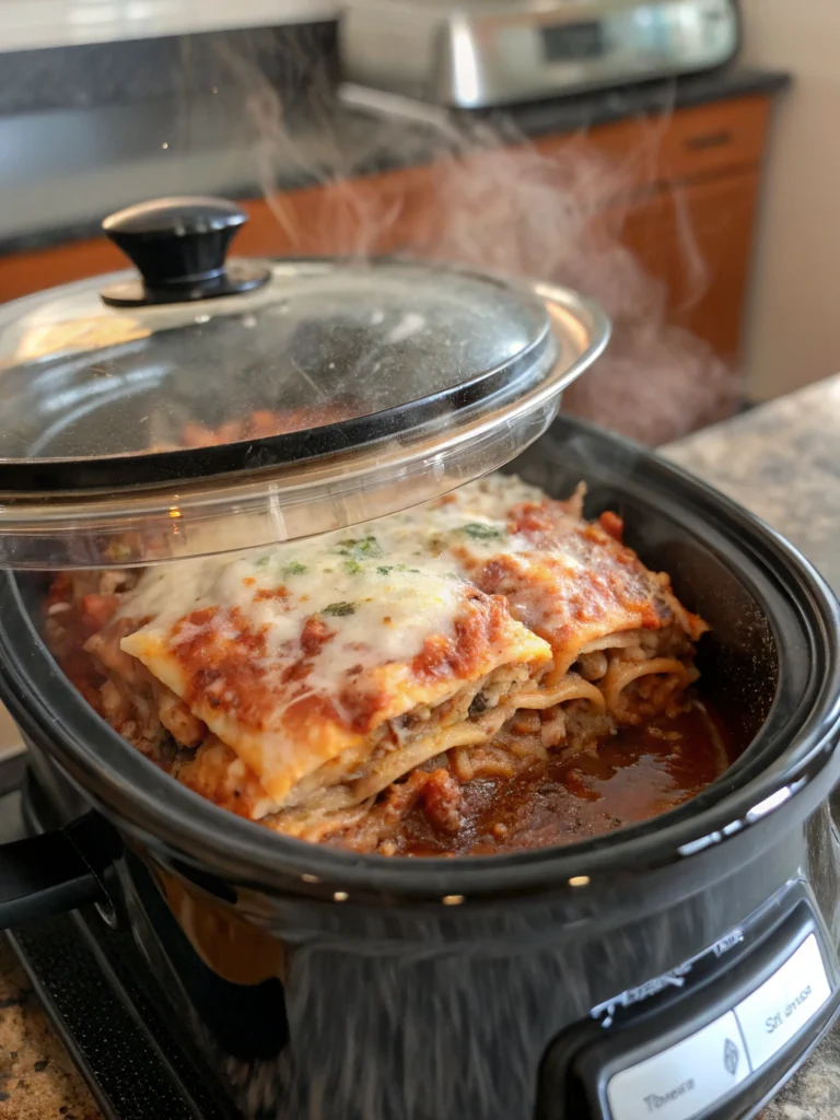 crockpot lasagna