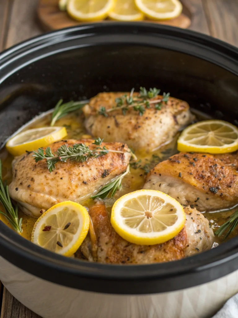 crockpot lemon chicken