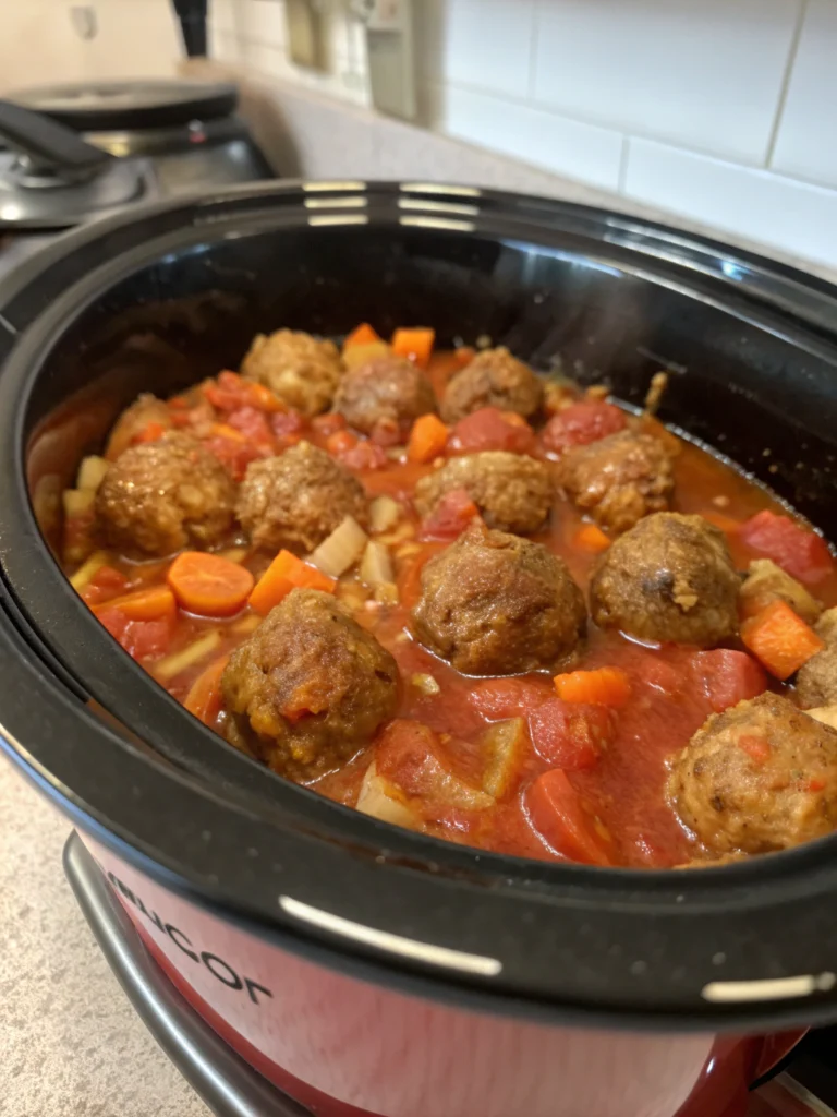 crockpot meatballs