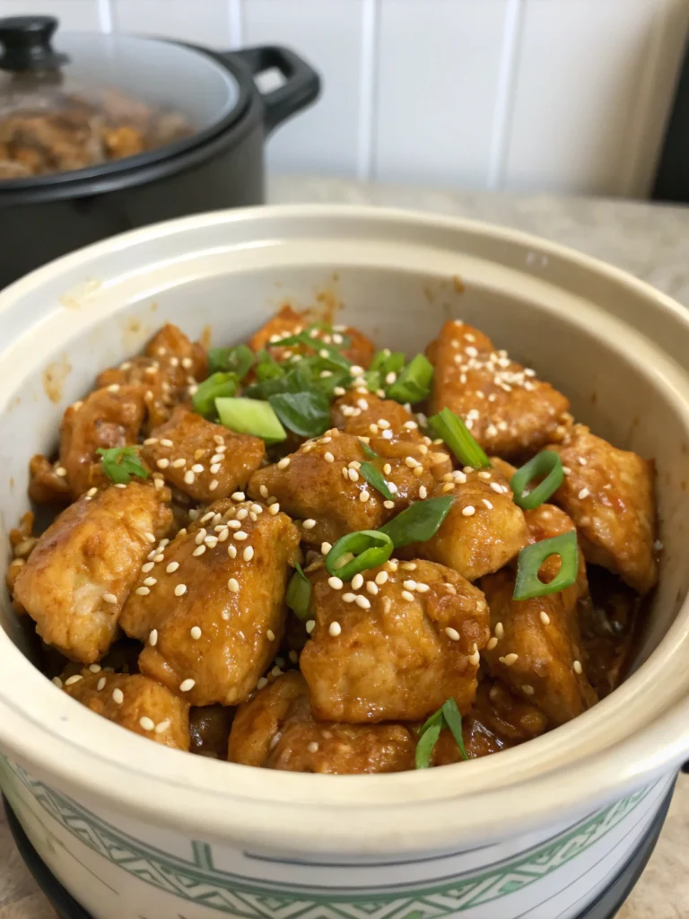 crockpot sesame chicken