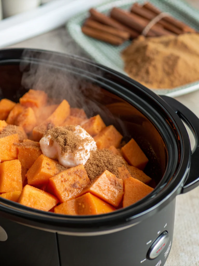 crockpot sweet potatoes