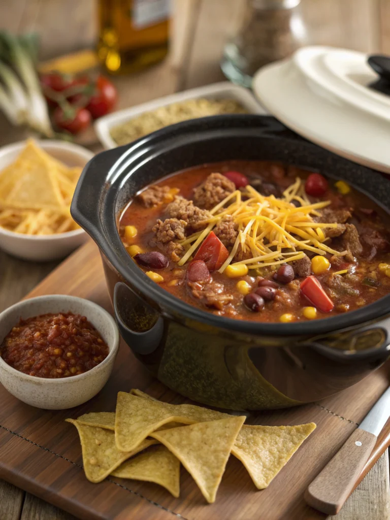 crockpot taco soup