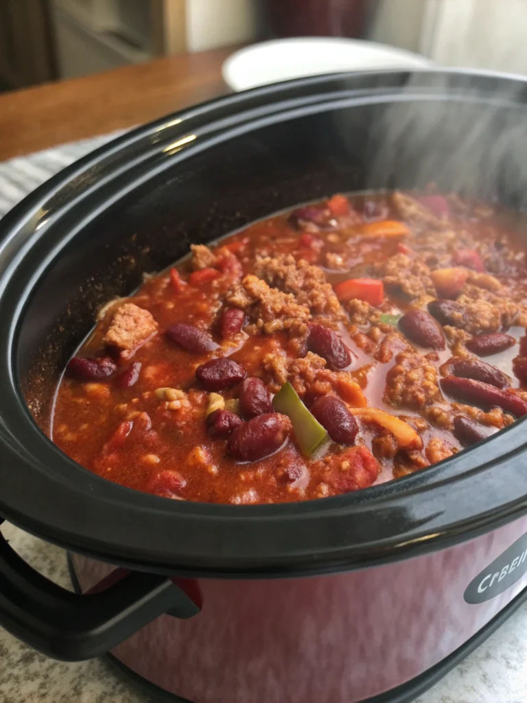 crockpot turkey chili