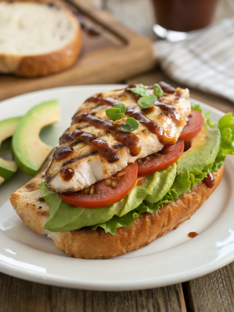 20 Minute Grilled Chicken Sandwich