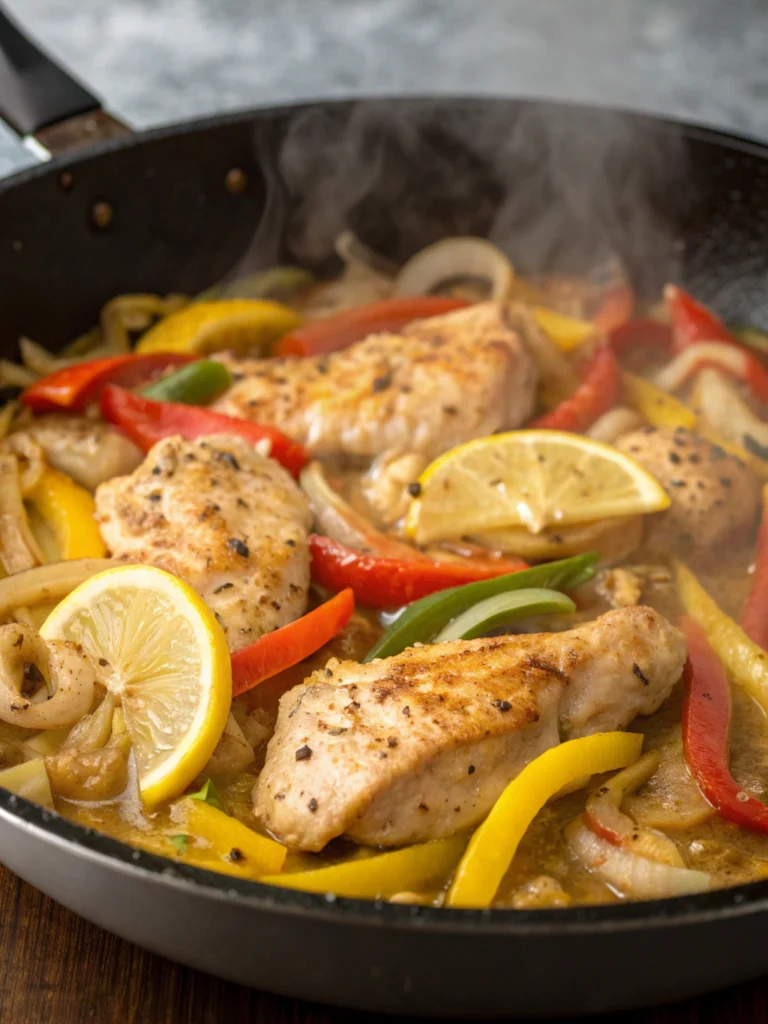 20 Minute Lemon Chicken Skillet
