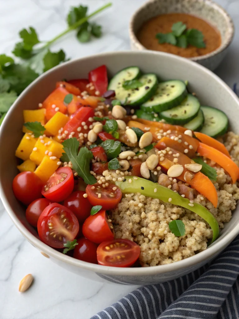 20 Minute Quinoa Veggie Bowl