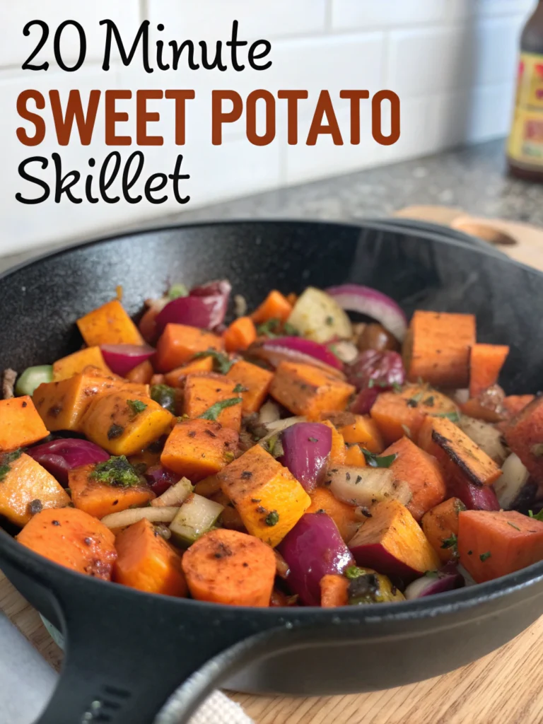 20 Minute Sweet Potato Skillet