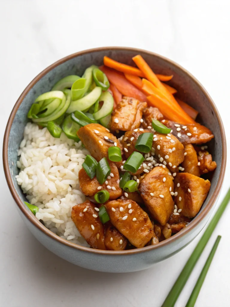 20 Minute Teriyaki Chicken Bowl