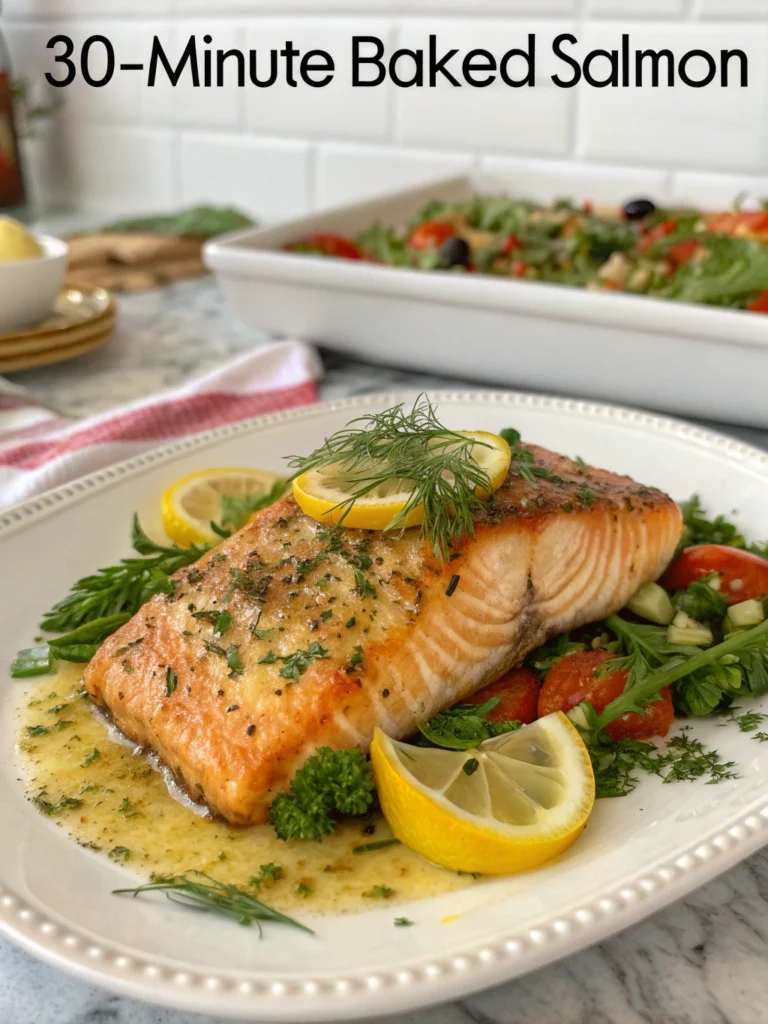 30 Minute Baked Salmon