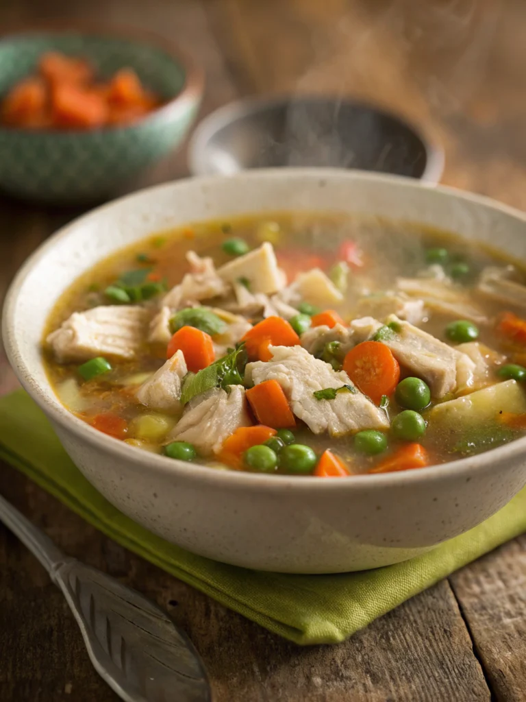 30 Minute Chicken Veggie Soup
